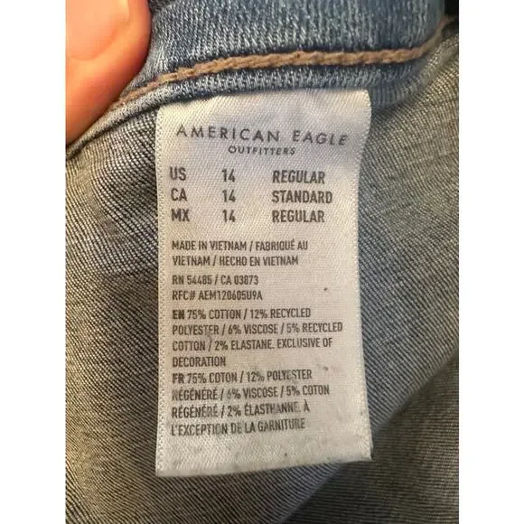 American Eagle Bootcut Jeans Size 14 - Picture 7 of 9